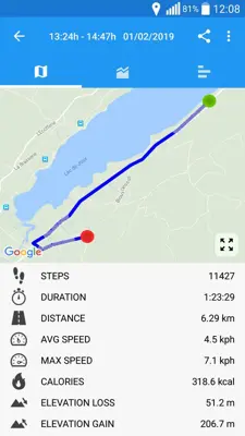 Zeopoxa Pedometer android App screenshot 0